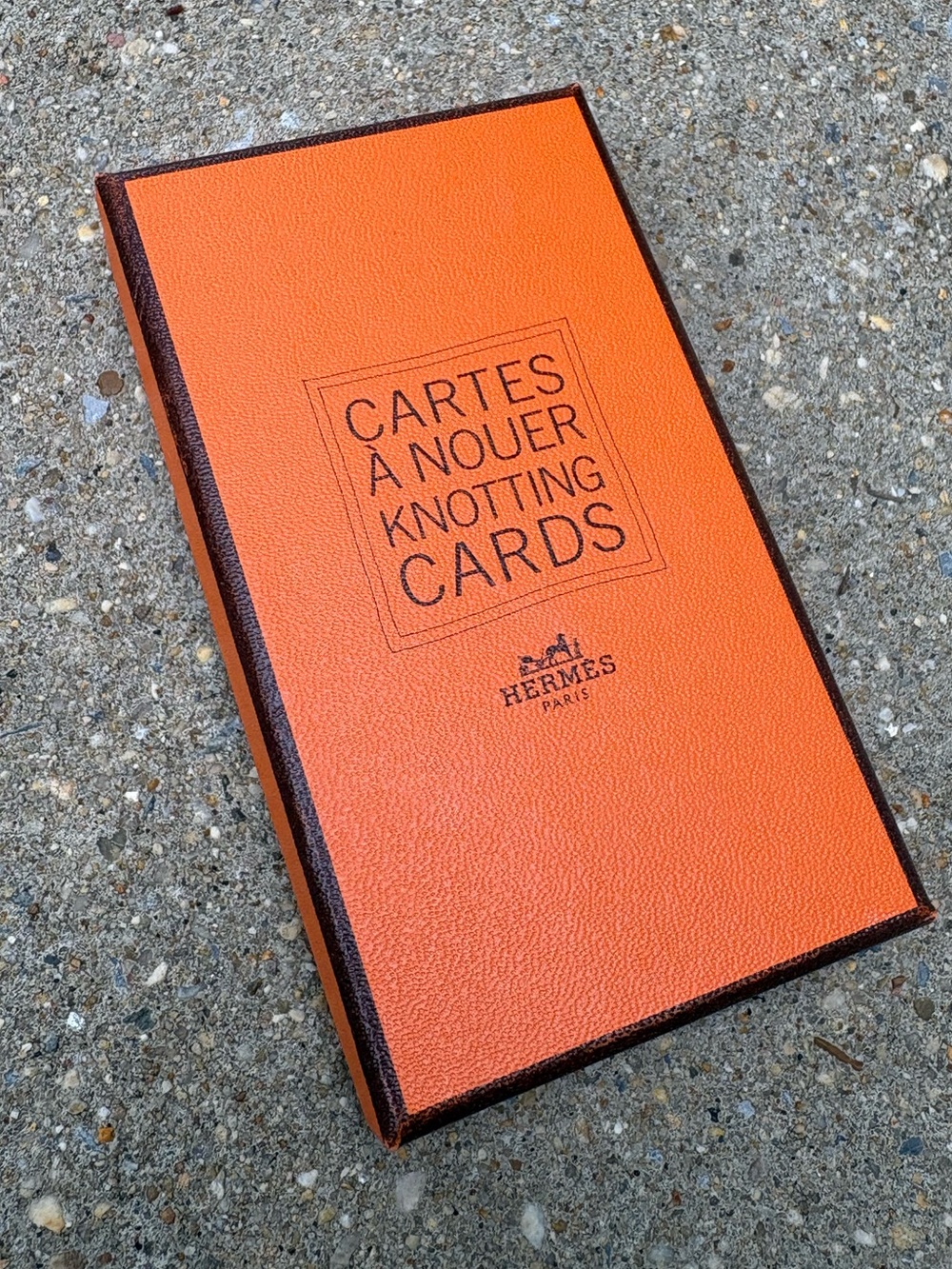 Hermes Vintage Knotting Cards in Box *RARE*